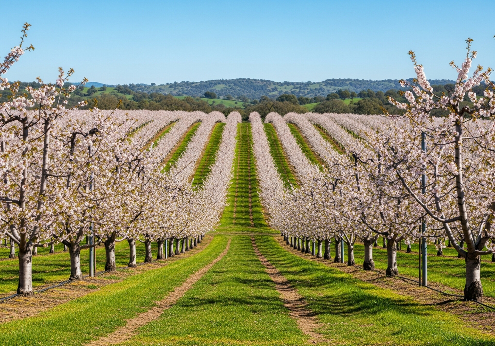 Brentwood California neighborhood at the urban-agricultural edge