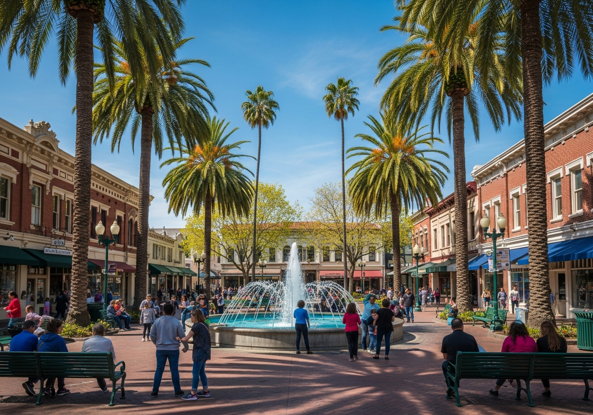 Concord California suburban neighborhood and hills