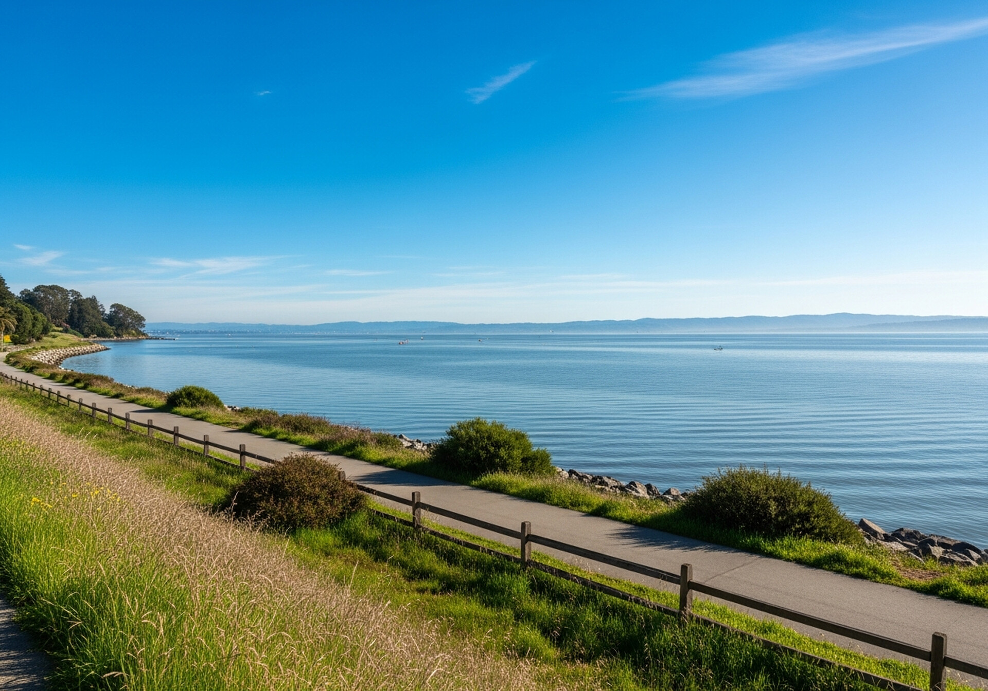East Palo Alto California residential neighborhood near the bay in San Mateo County