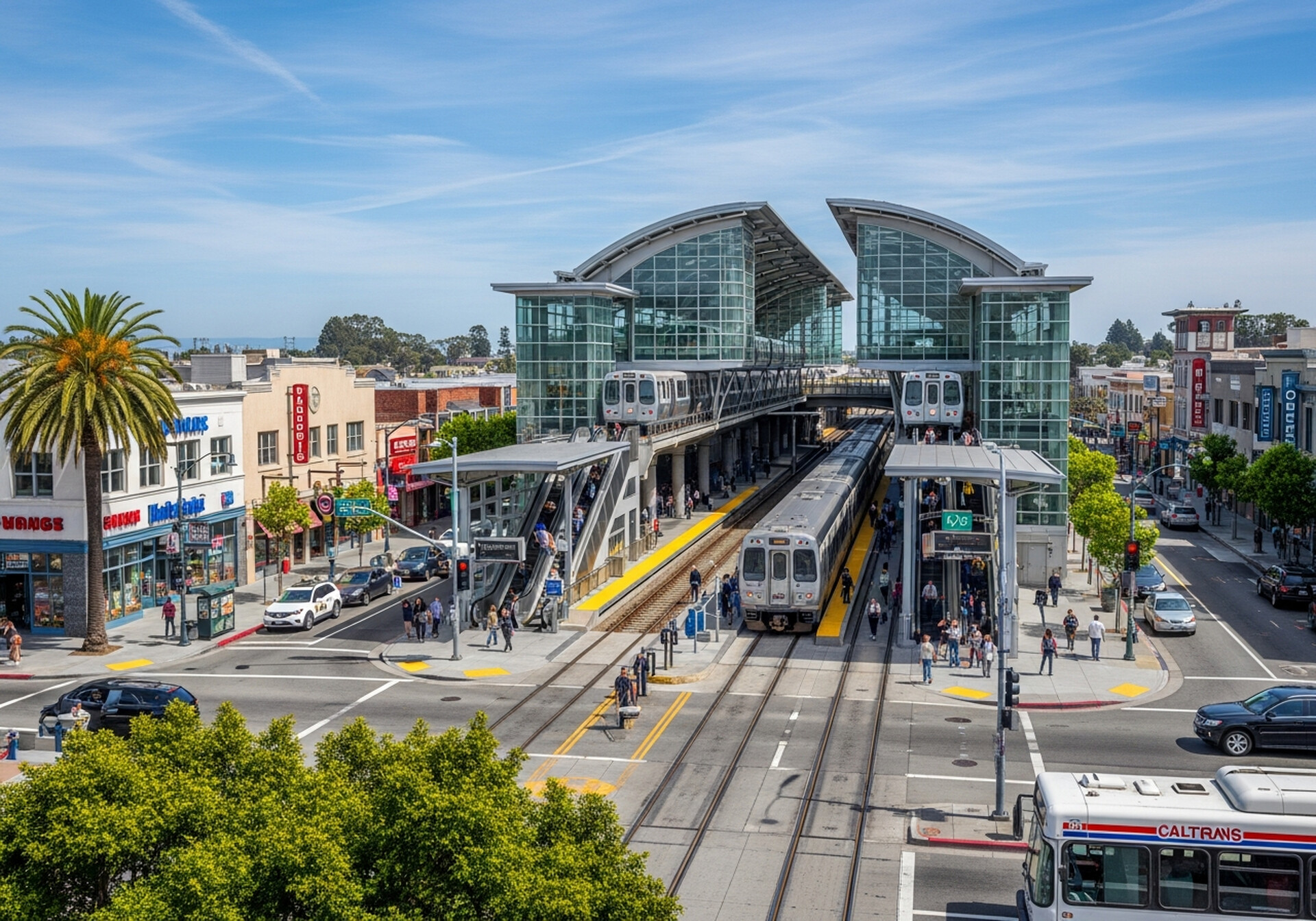 Millbrae California residential neighborhoods near SFO and the bay in San Mateo County