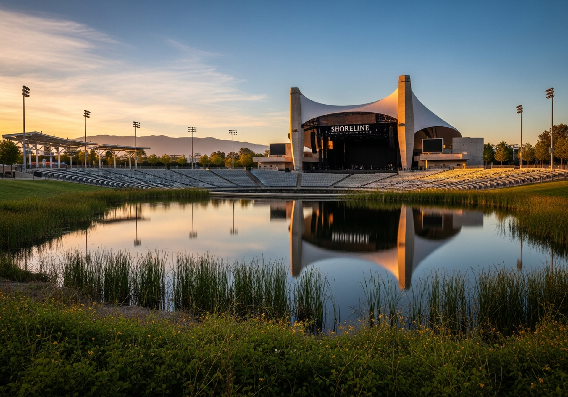 Mountain View California downtown Castro Street and Silicon Valley tech city in Santa Clara County