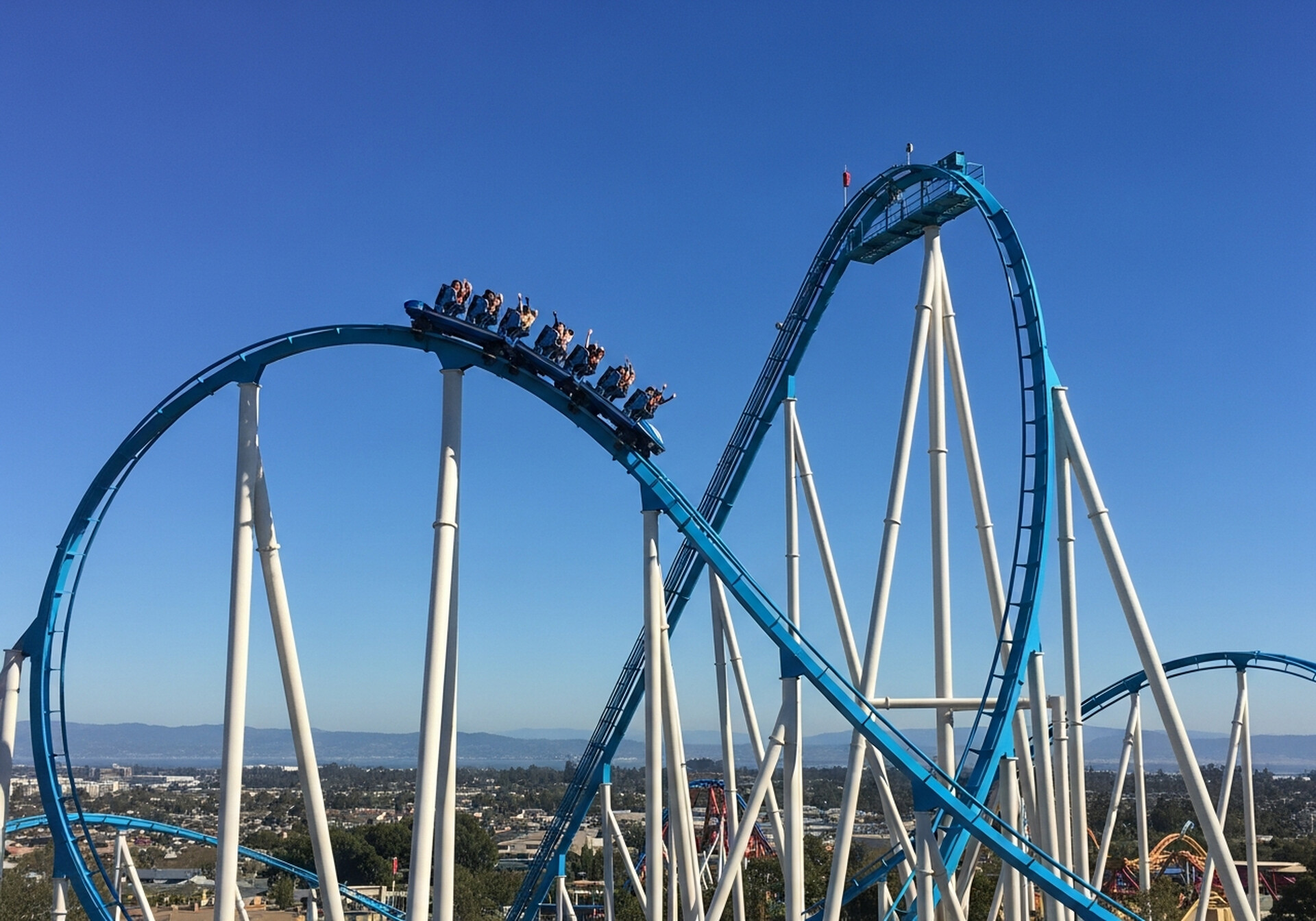 Vallejo California waterfront city on San Pablo Bay with Ferry terminal and Mare Island in Solano County